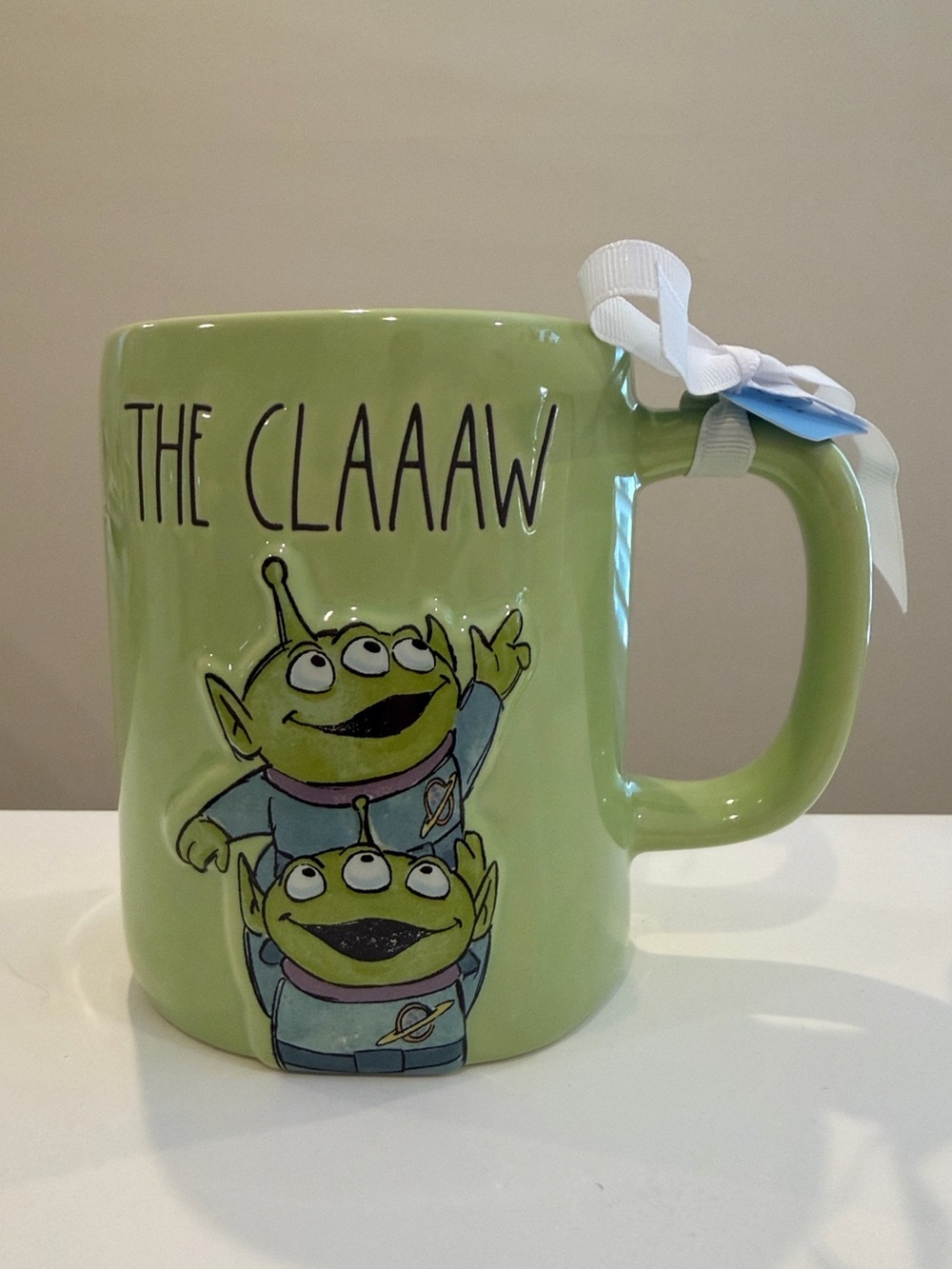 New Rae Dunn x Disney Pixar Toy Story THE CLAAW Alien Mug